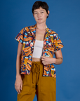 Hot Dogs & Beer & Wine & Pretzels Pantry Button-Up