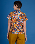 Hot Dogs & Beer & Wine & Pretzels Pantry Button-Up