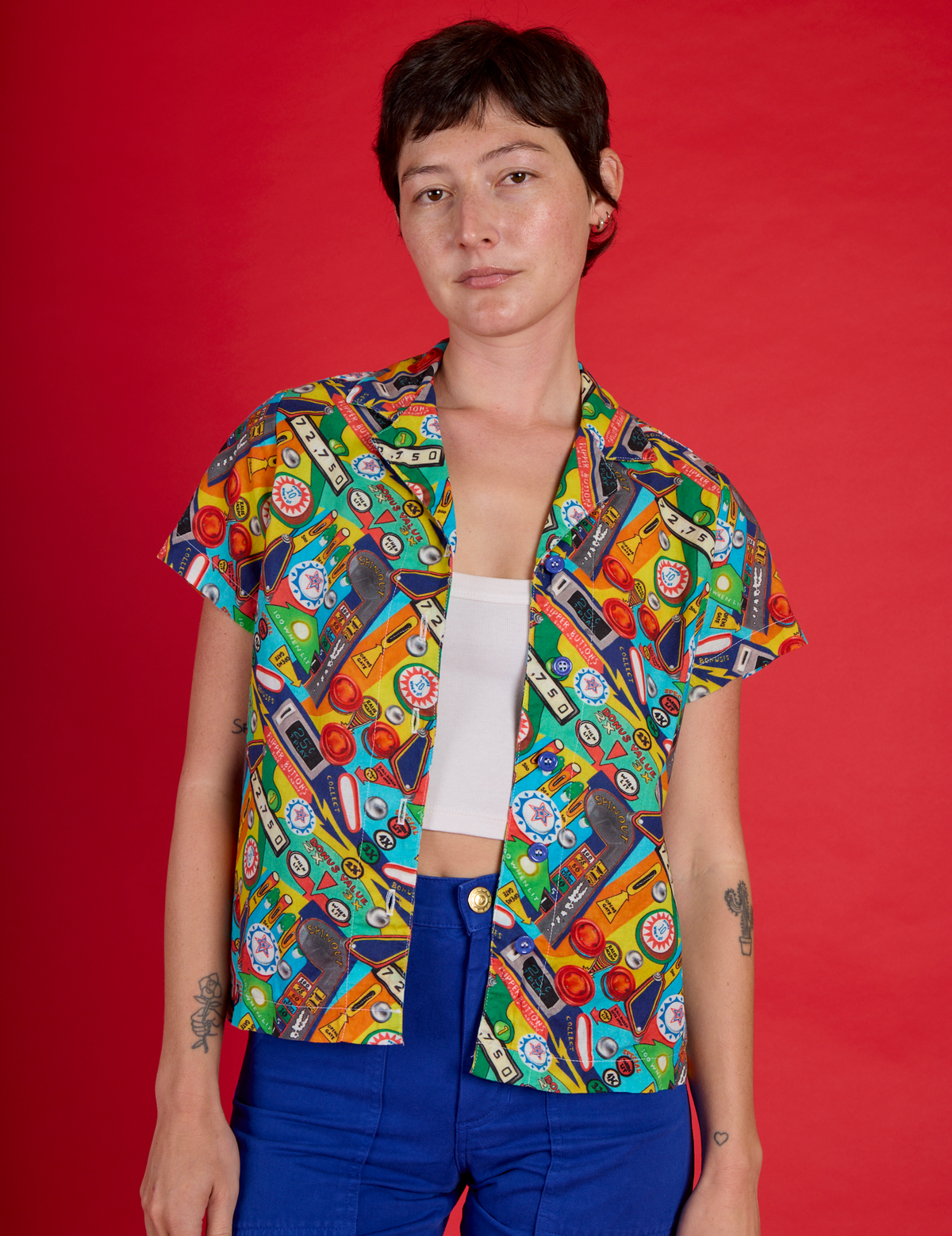 Pinball Playfield Pantry Button-Up