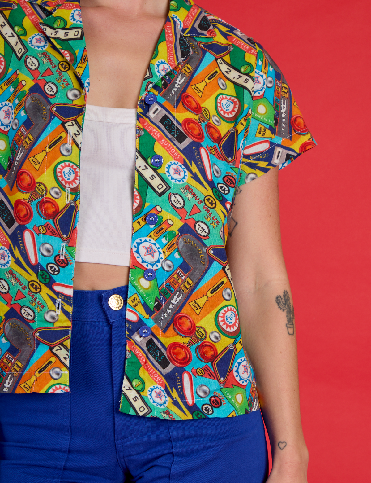 Pinball Playfield Pantry Button-Up