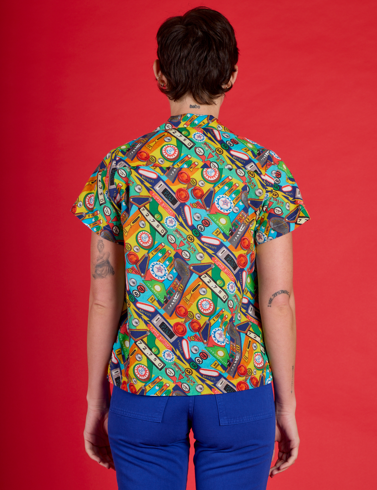 Pinball Playfield Pantry Button-Up