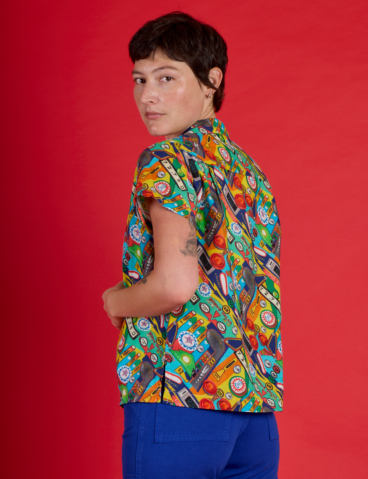 Pinball Playfield Pantry Button-Up