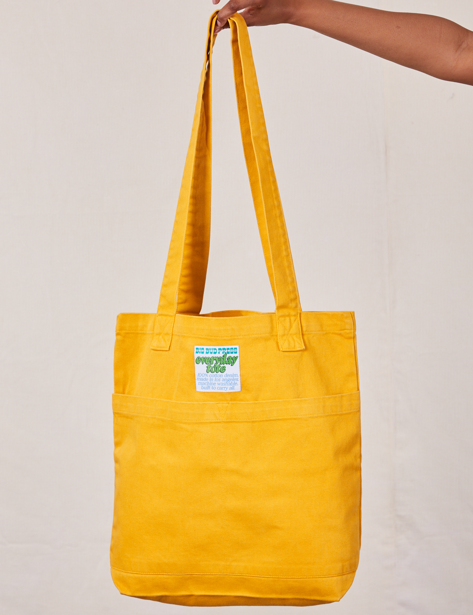 Everyday Tote Bag in Mustard Yellow