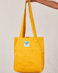Everyday Tote Bag in Mustard Yellow
