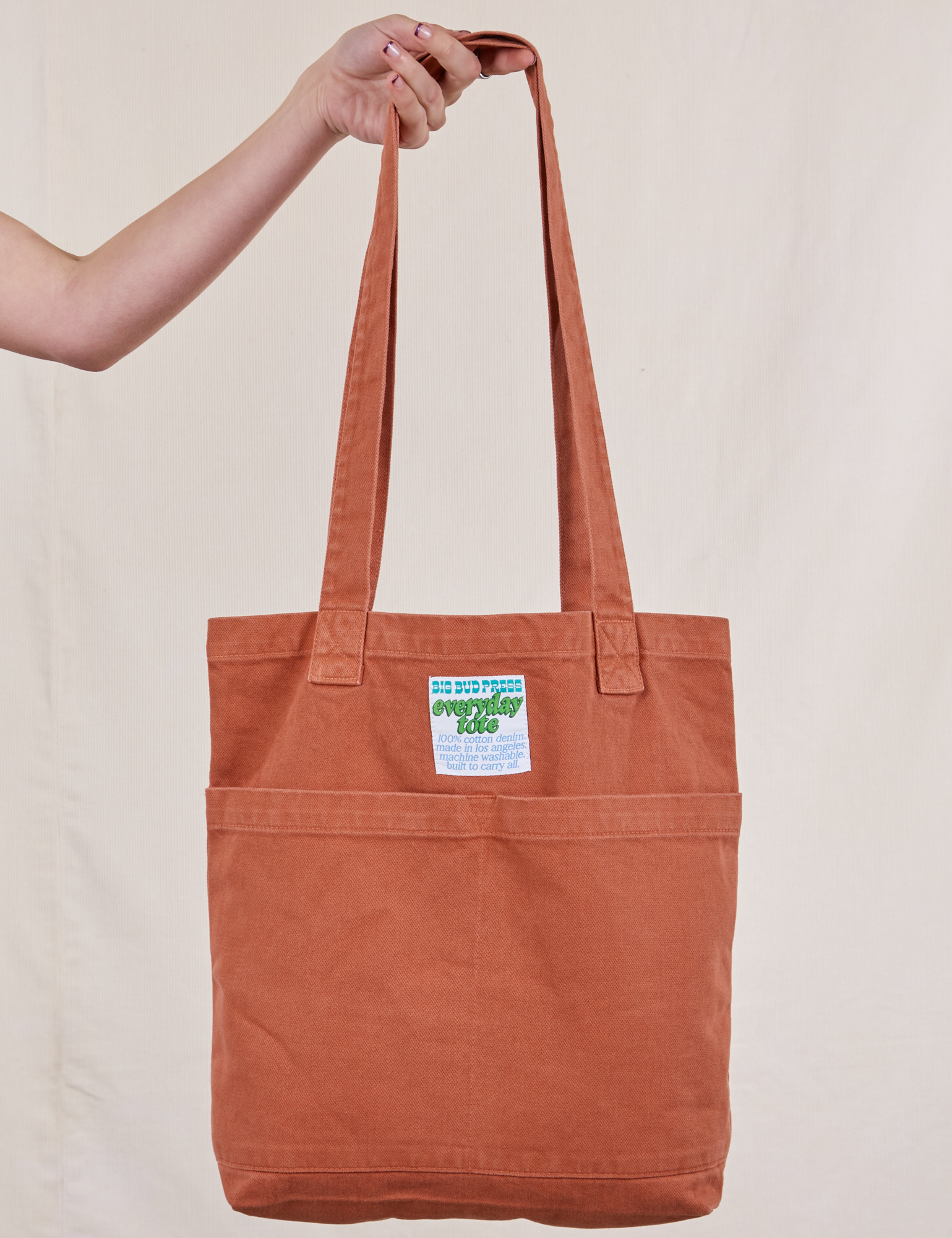 Everyday Tote Bag in Clay Red