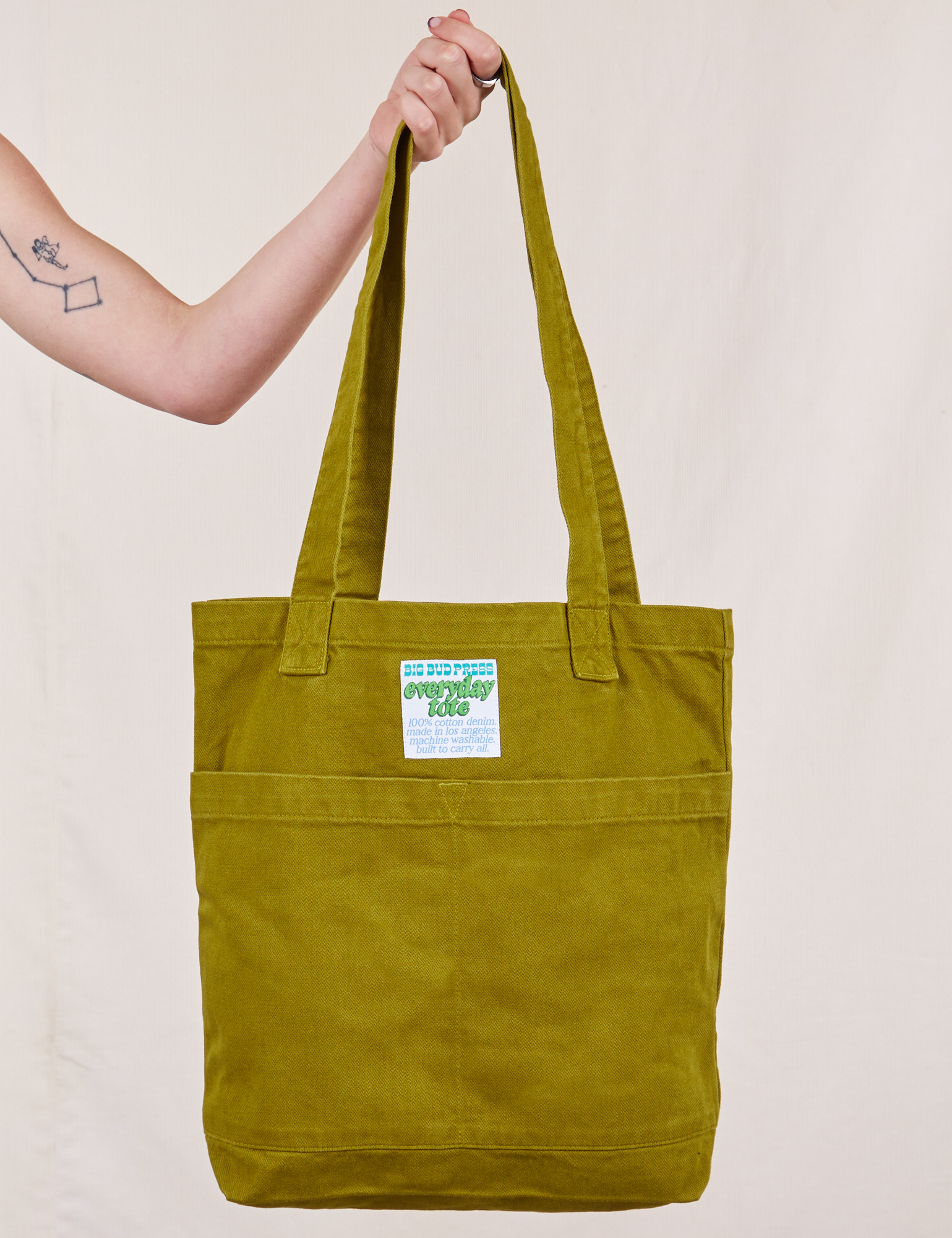 Everyday Tote Bag in Olive Green