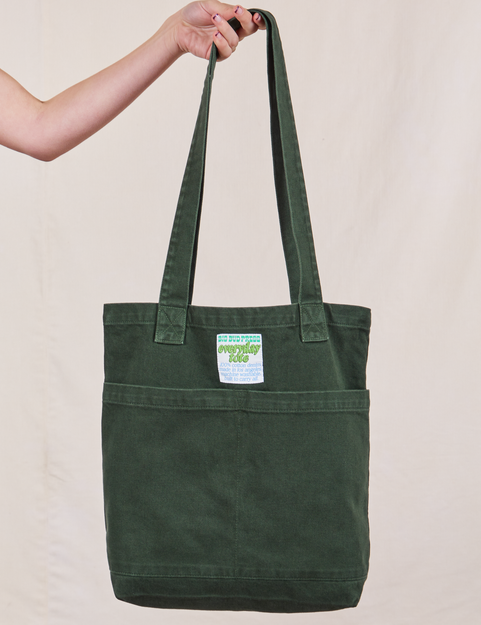 Everyday Tote Bag in Swamp Green