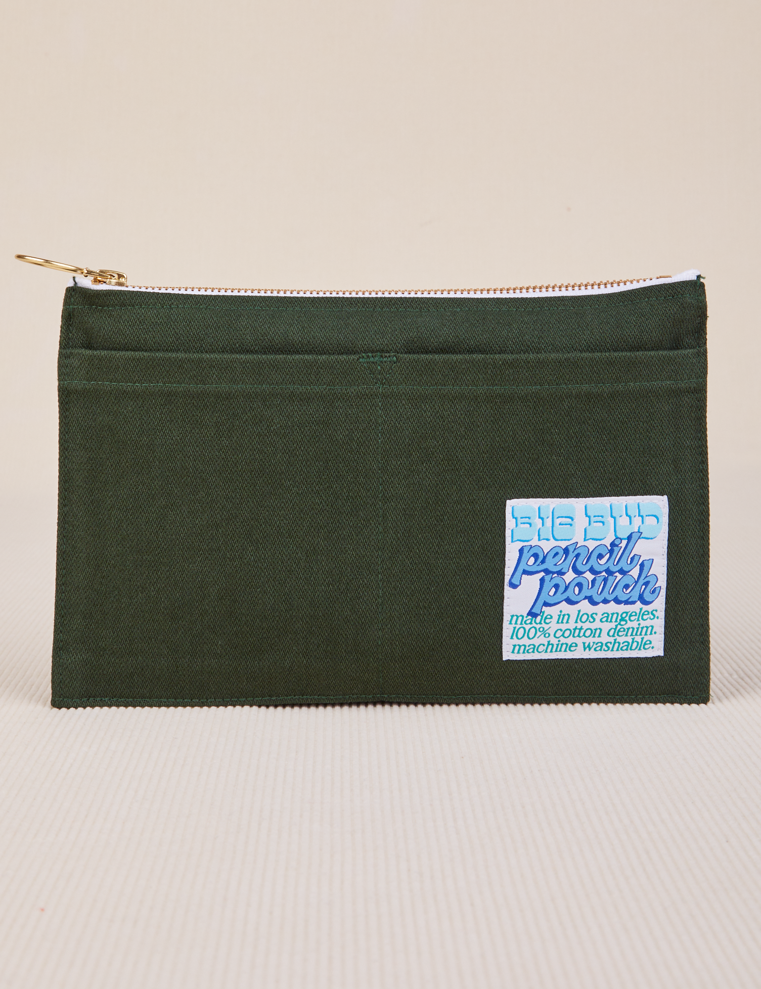 Pencil Pouch in Swamp Green