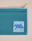 Close up of Pencil Pouch in Marine Blue