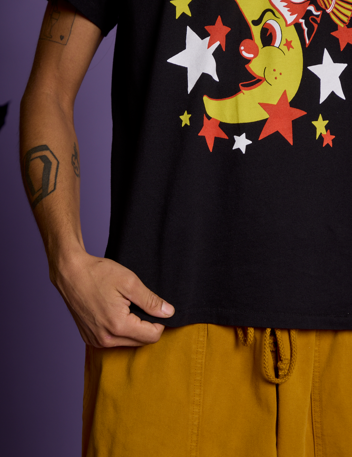 Vintage Tee - Moon &amp; Witch