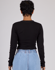 Porthole Long Sleeve Tee - Basic Black