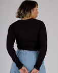 Porthole Long Sleeve Tee - Basic Black