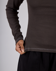 Porthole Long Sleeve Tee - Espresso Brown