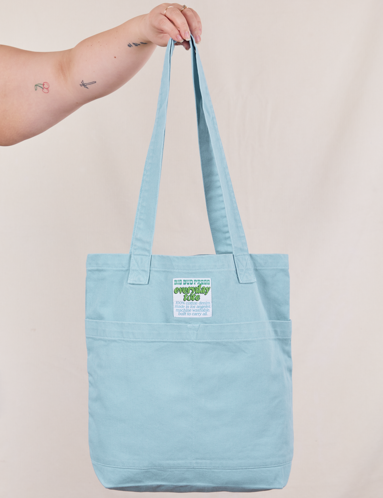Everyday Tote Bag in Baby Blue