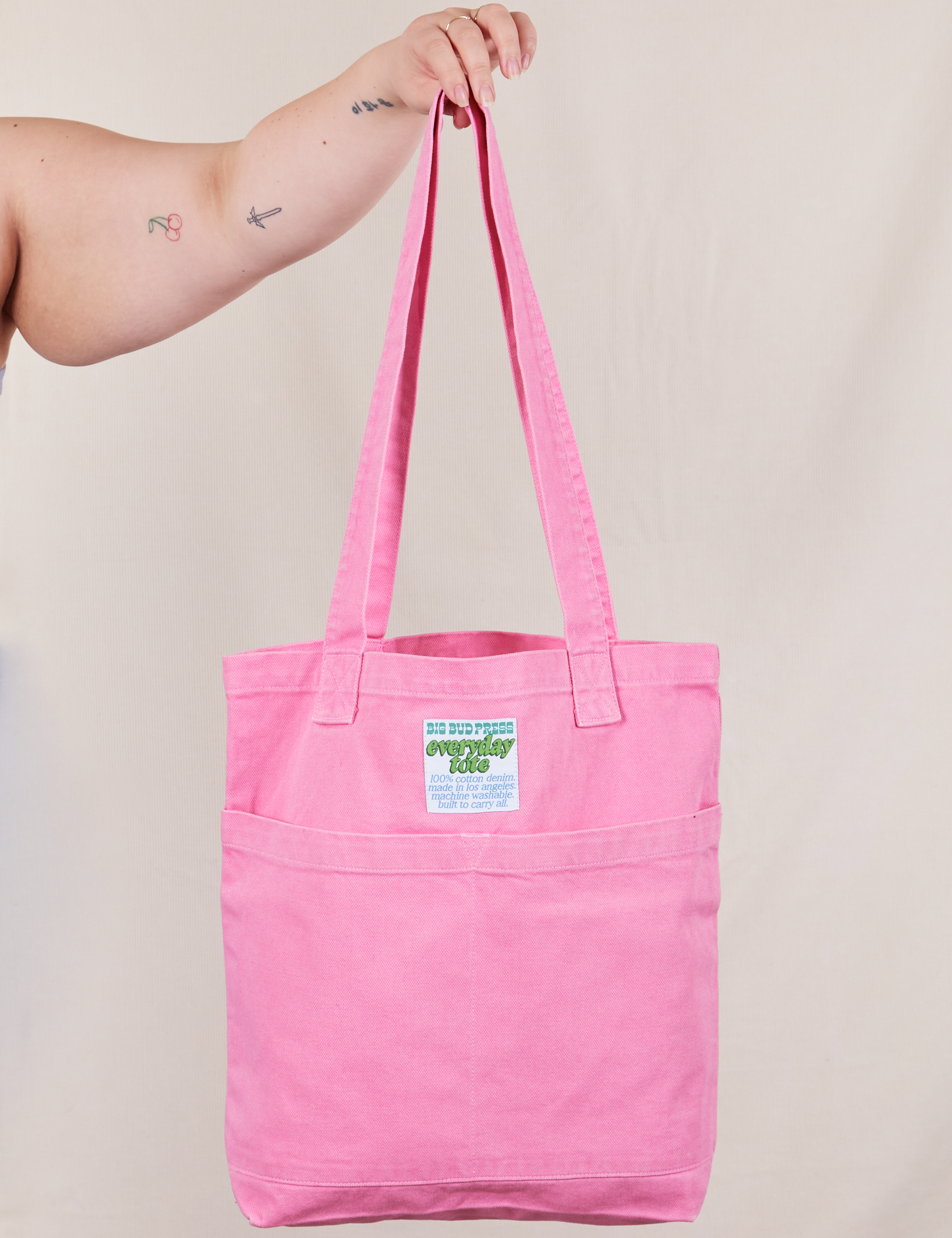 Everyday Tote Bag in Bubblegum Pink