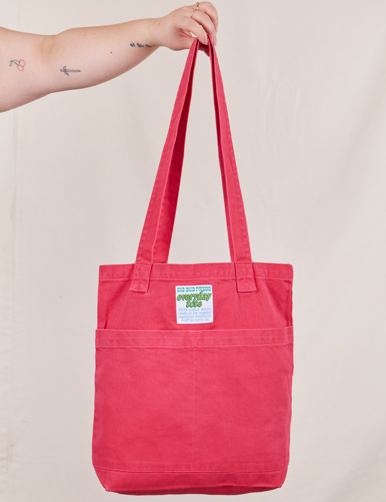 Everyday Tote Bag in Hot Pink