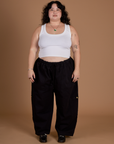 Drop Pocket Cargo Pants - Basic Black