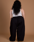 Drop Pocket Cargo Pants - Basic Black