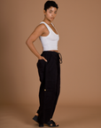 Drop Pocket Cargo Pants - Basic Black