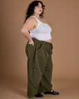 Drop Pocket Cargo Pants - Surplus Green