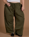 Drop Pocket Cargo Pants - Surplus Green