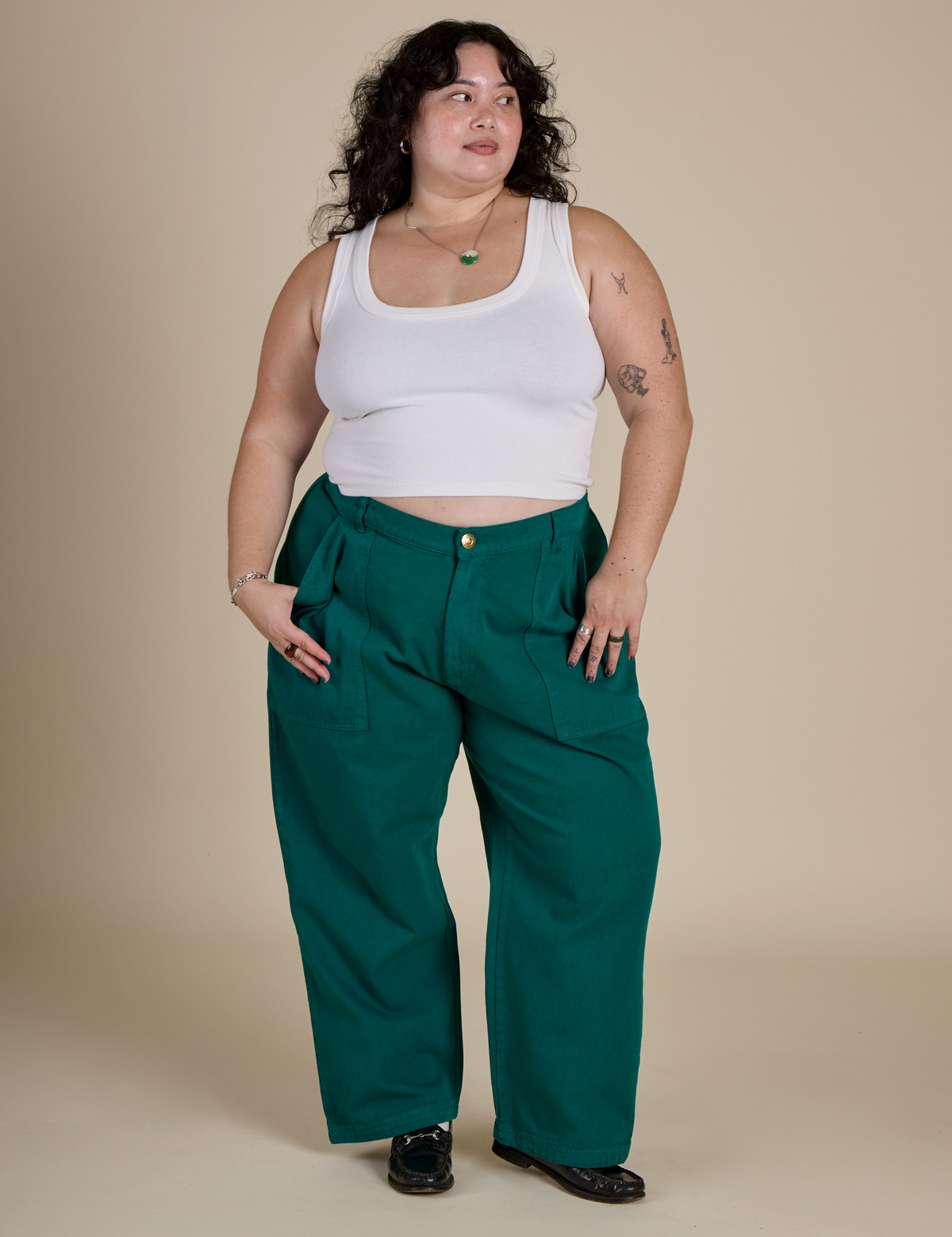 Work Pants - Hunter Green