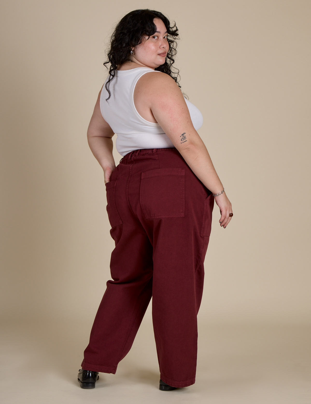 Work Pants - Red Wine
