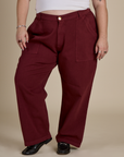 Work Pants - Red Wine