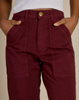 Work Pants - Red Wine