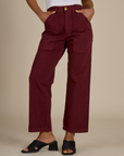 Work Pants - Red Wine