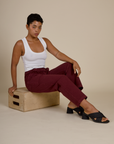 Work Pants - Red Wine