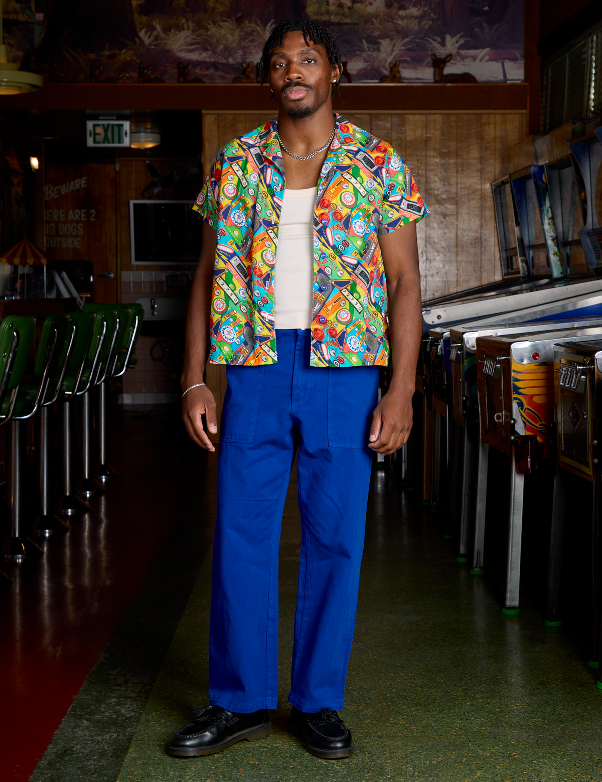 Pinball Playfield Pantry Button-Up