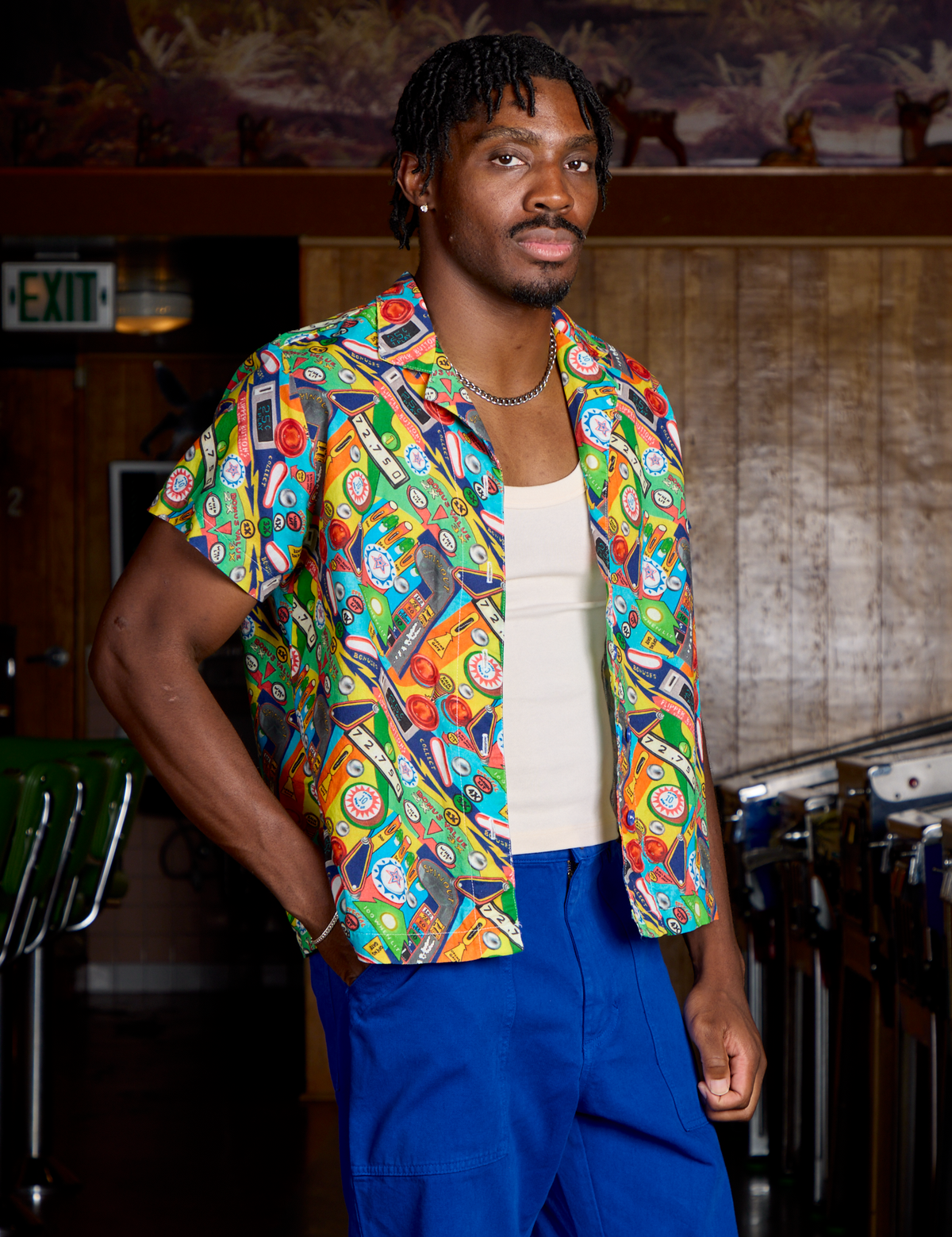 Pinball Playfield Pantry Button-Up
