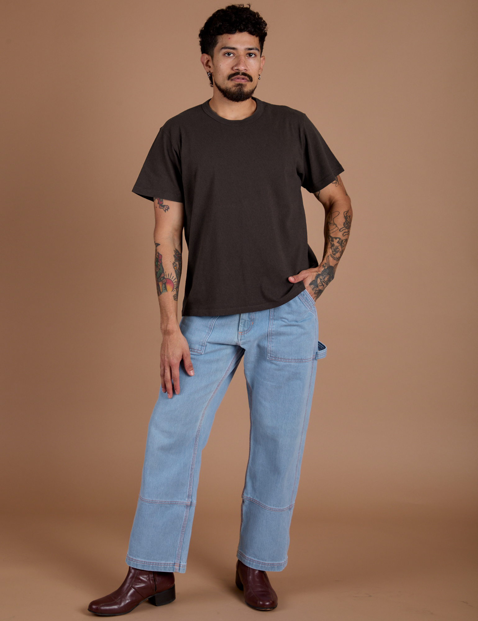 Burly Tee - Espresso Brown