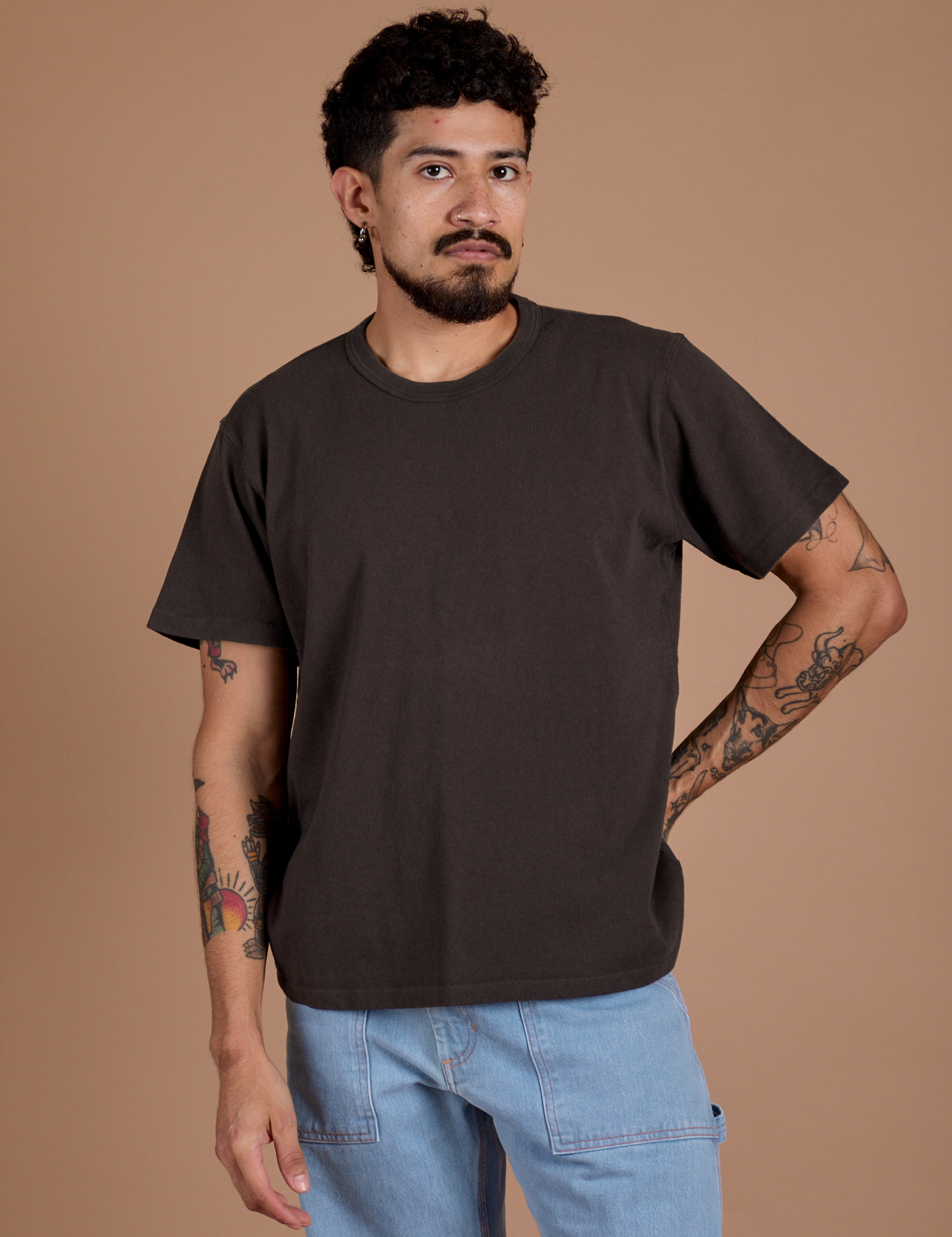 Burly Tee - Espresso Brown