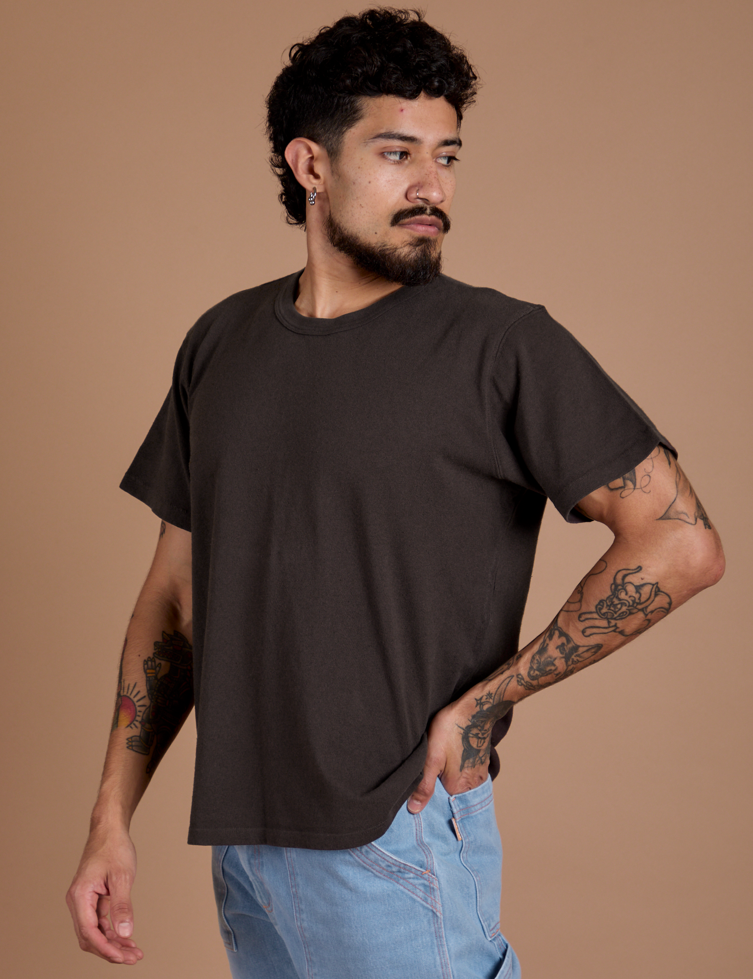 Burly Tee - Espresso Brown