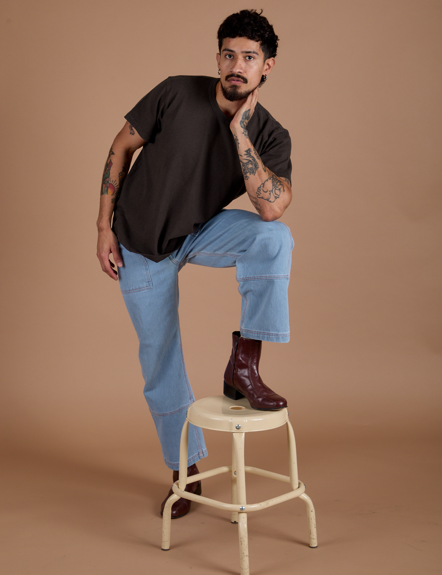 Burly Tee - Espresso Brown