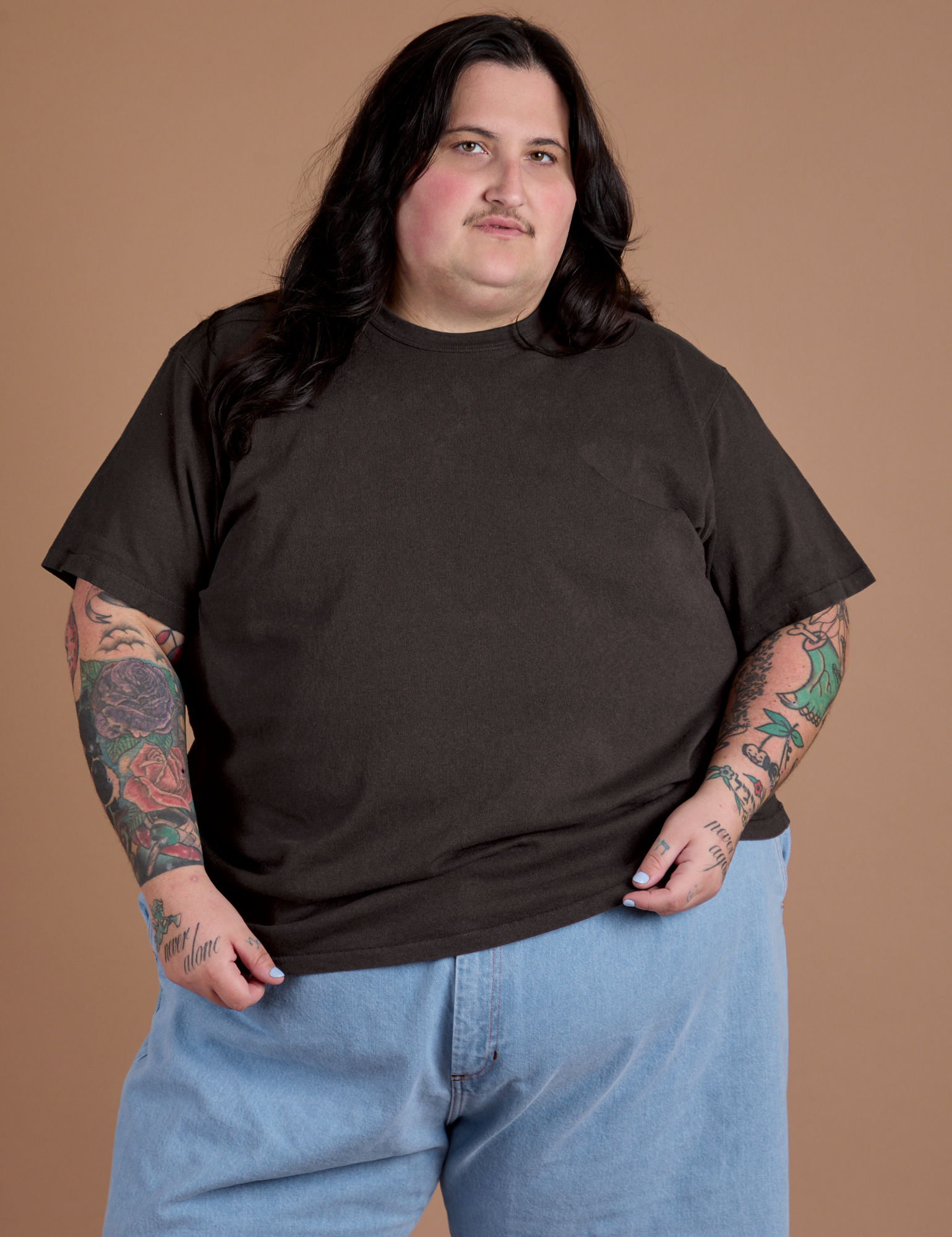 Burly Tee - Espresso Brown