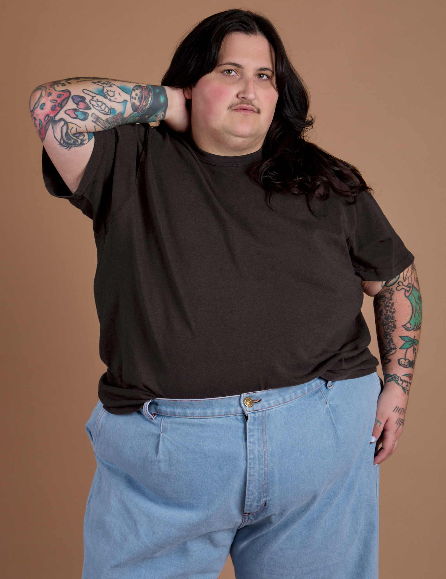 Burly Tee - Espresso Brown