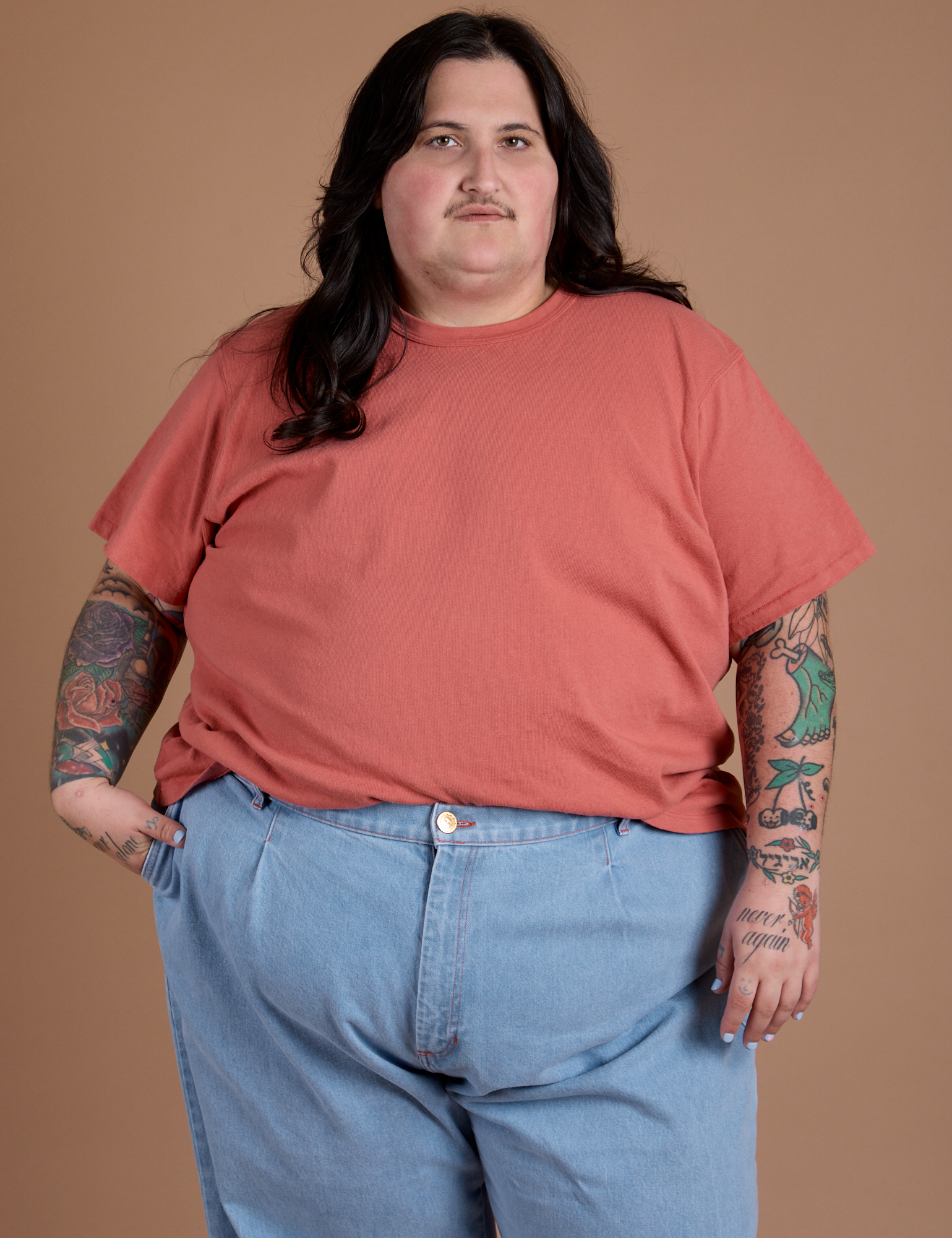 Burly Tee - Raspberry Sorbet