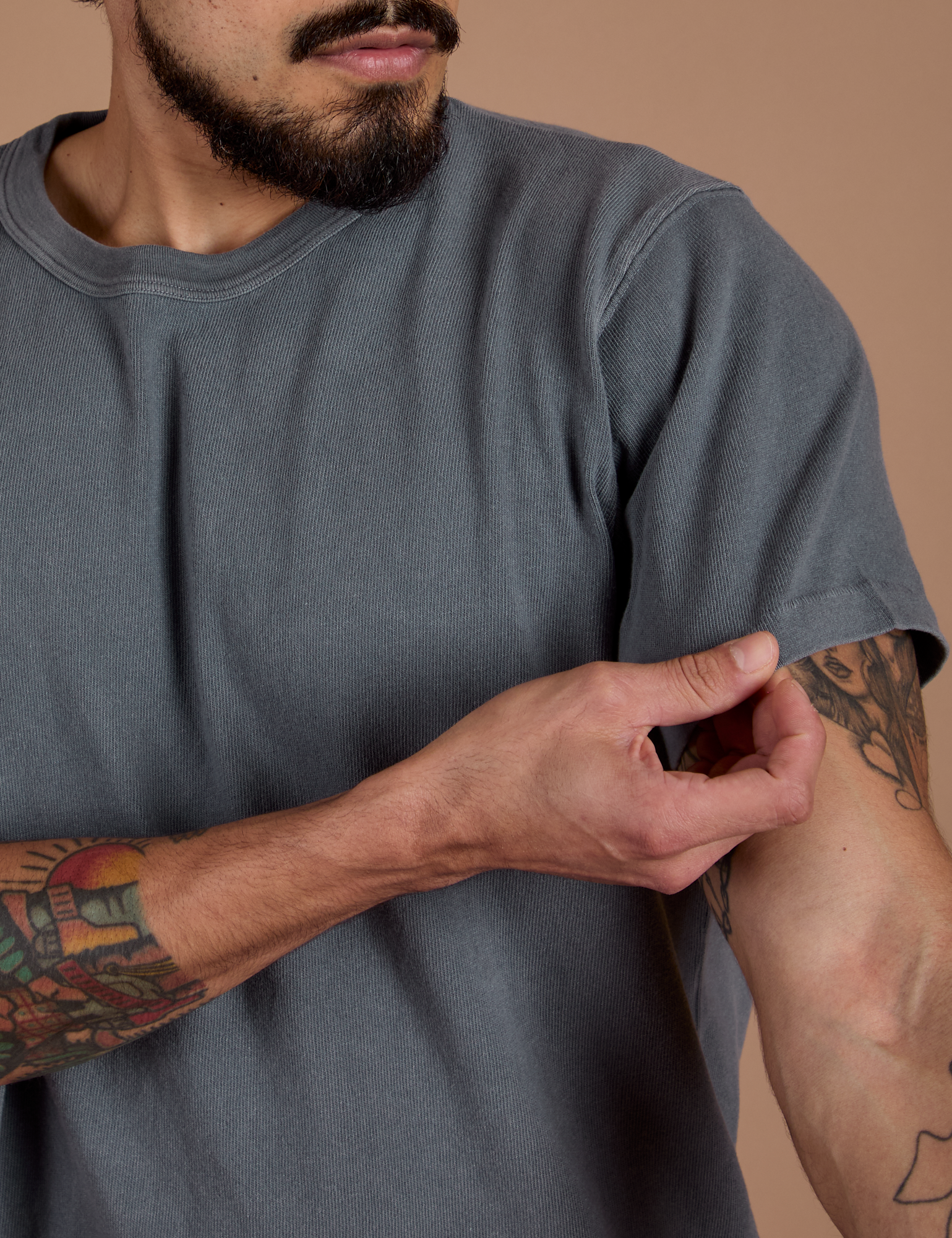 Burly Tee - Washed Grey