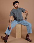 Burly Tee - Washed Grey