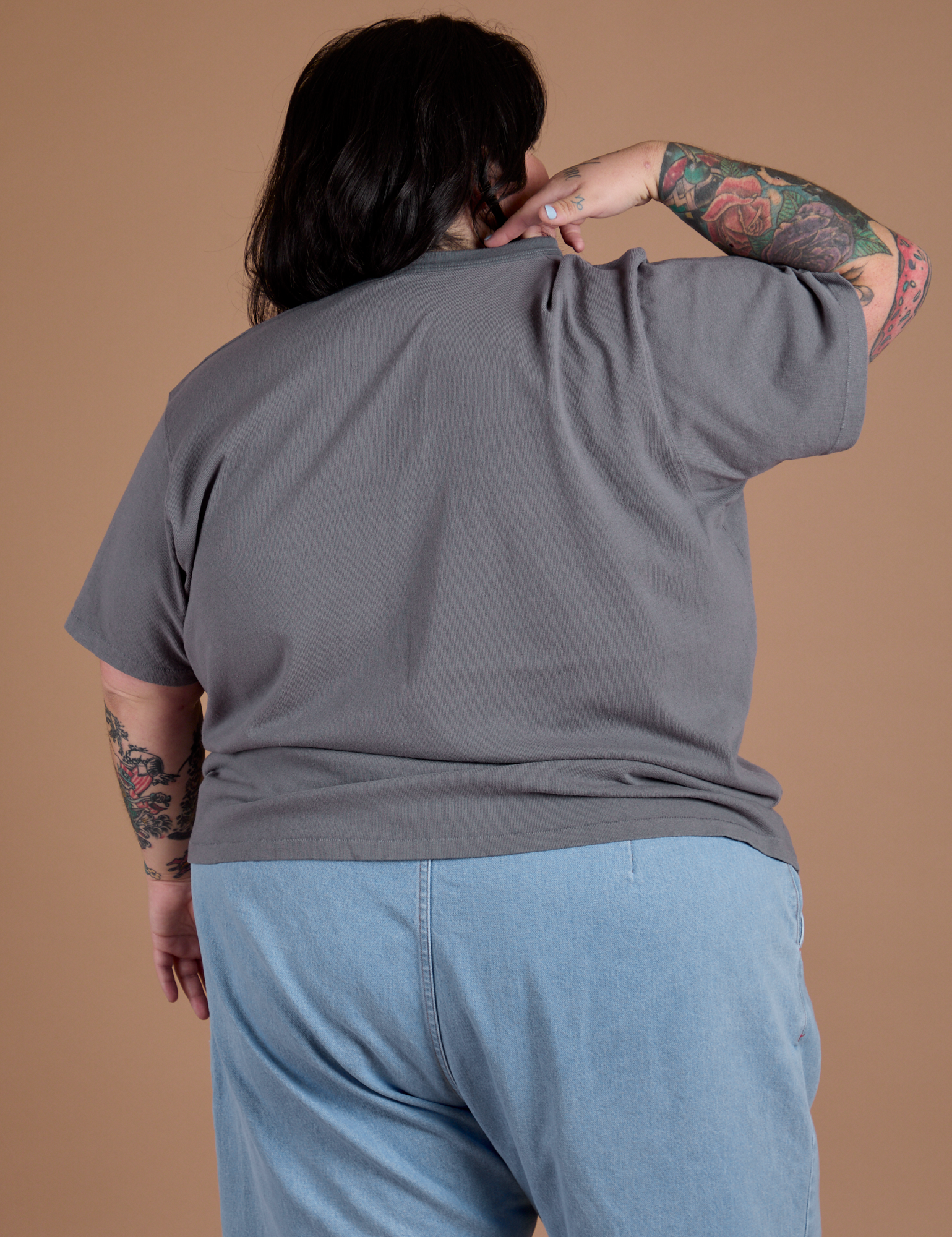 Burly Tee - Washed Grey