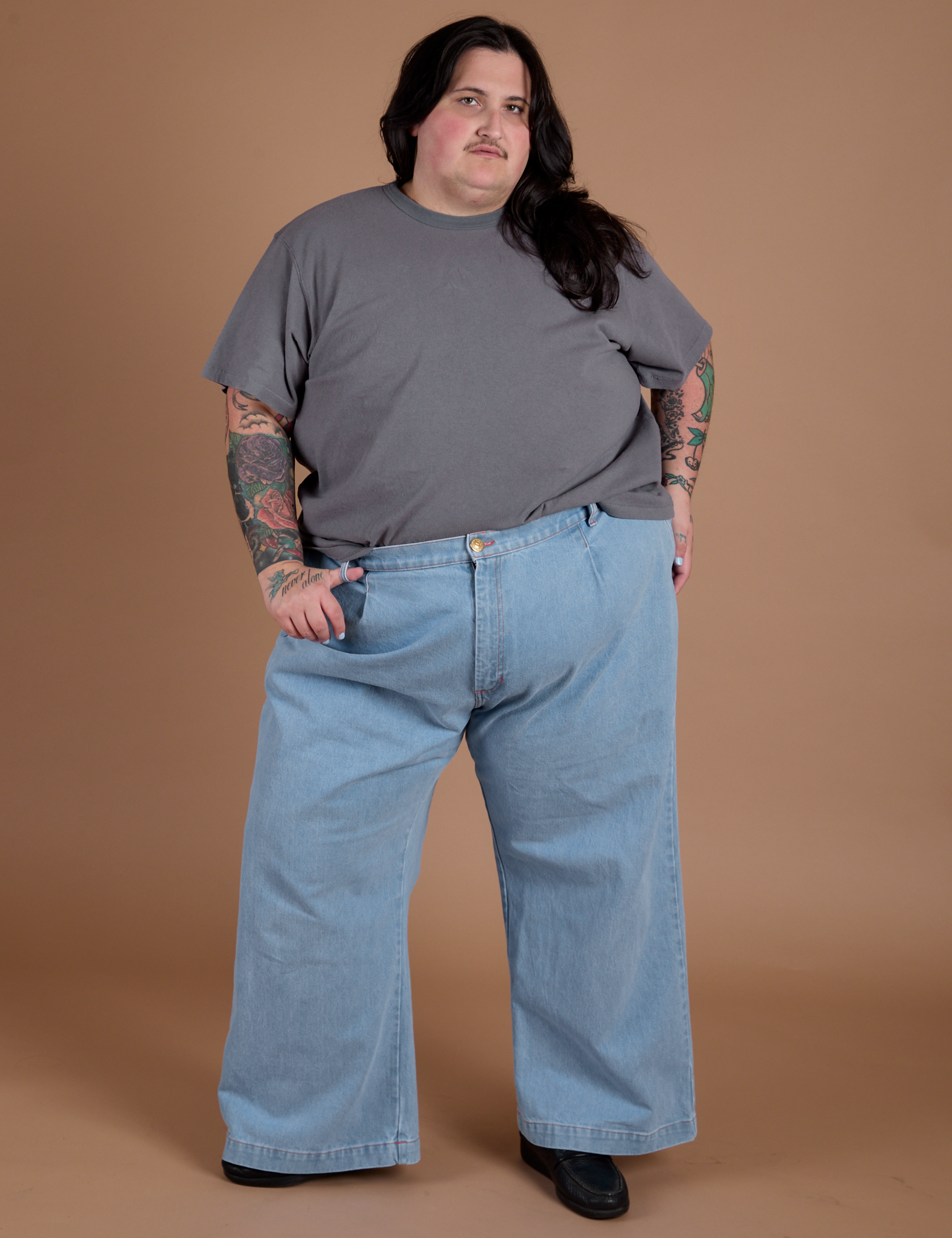 Burly Tee - Washed Grey