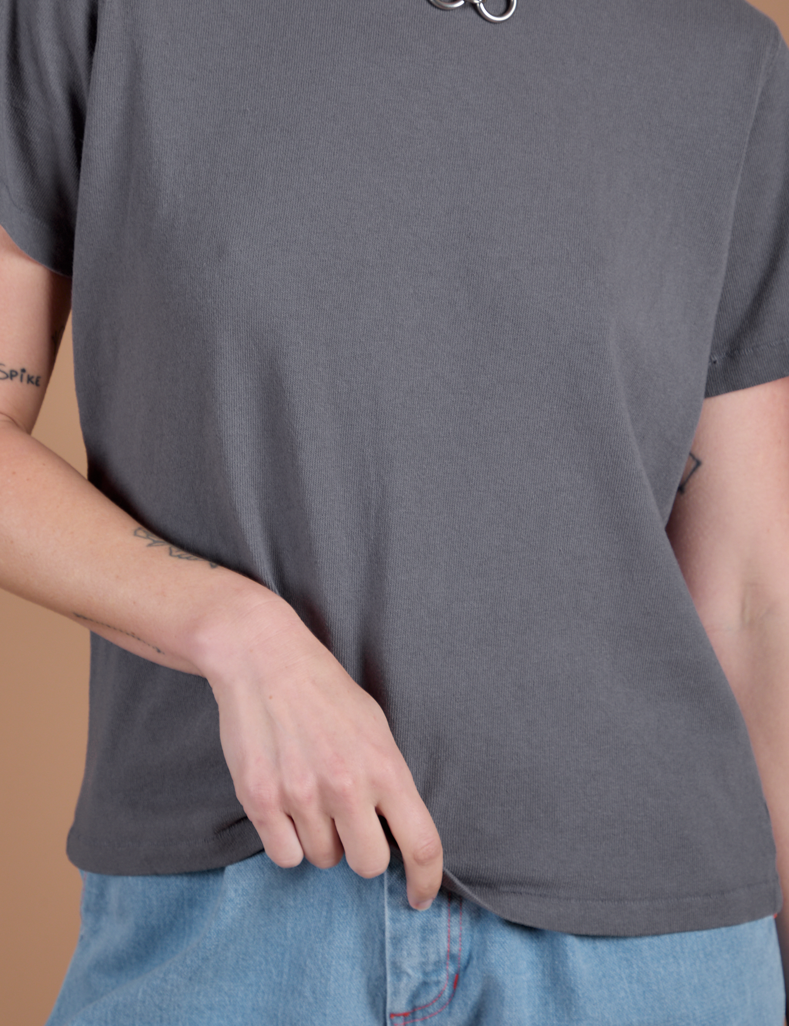 Burly Tee - Washed Grey