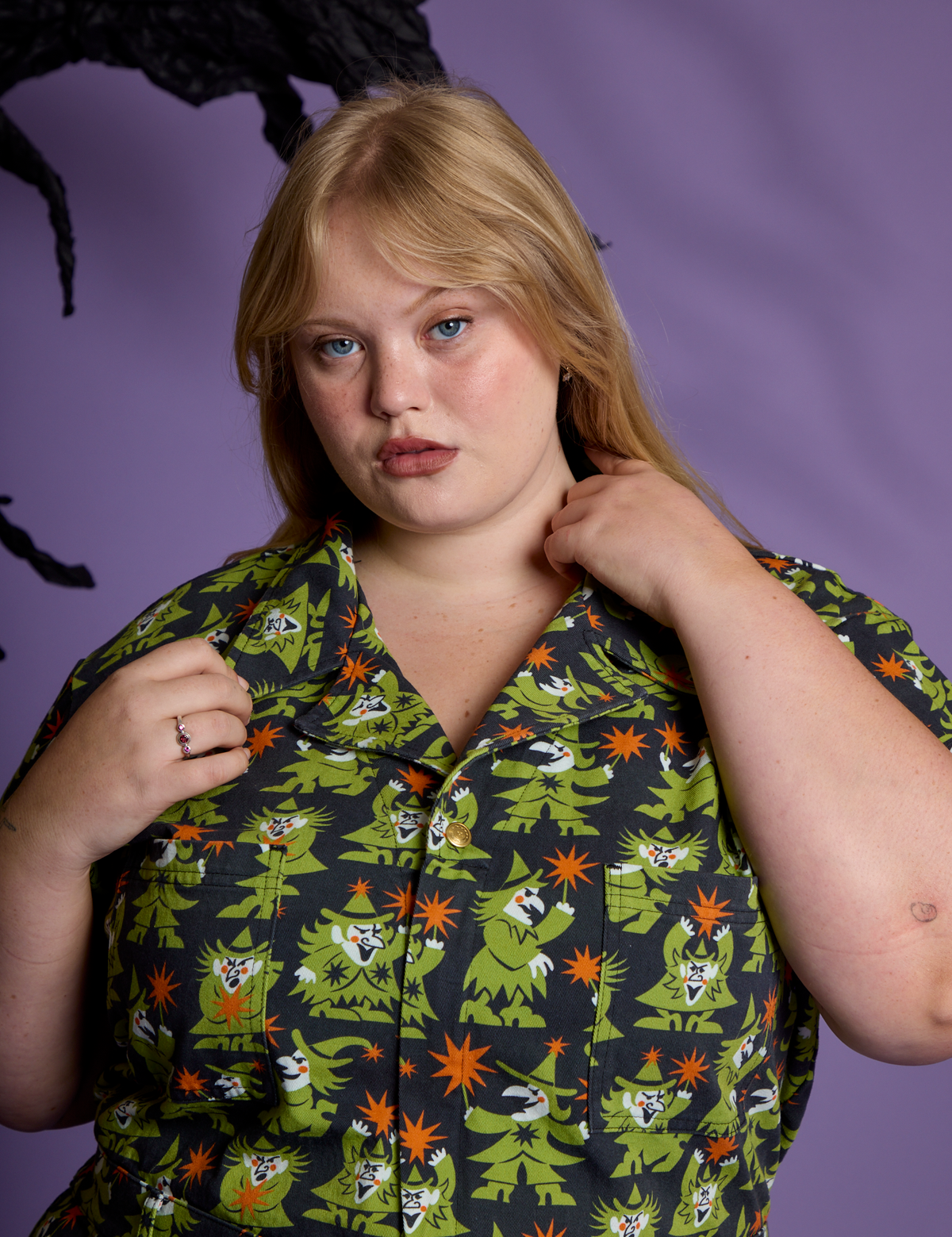Short Sleeve Jumpsuit - Spellbound