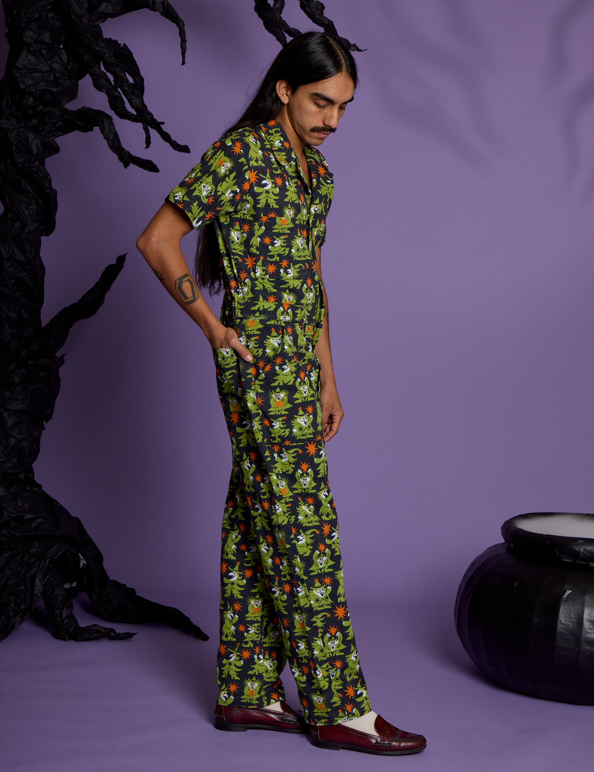 Short Sleeve Jumpsuit - Spellbound
