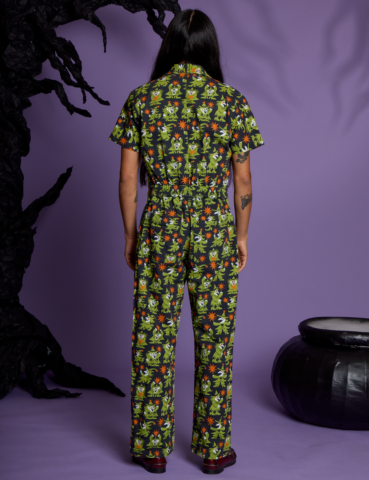 Short Sleeve Jumpsuit - Spellbound