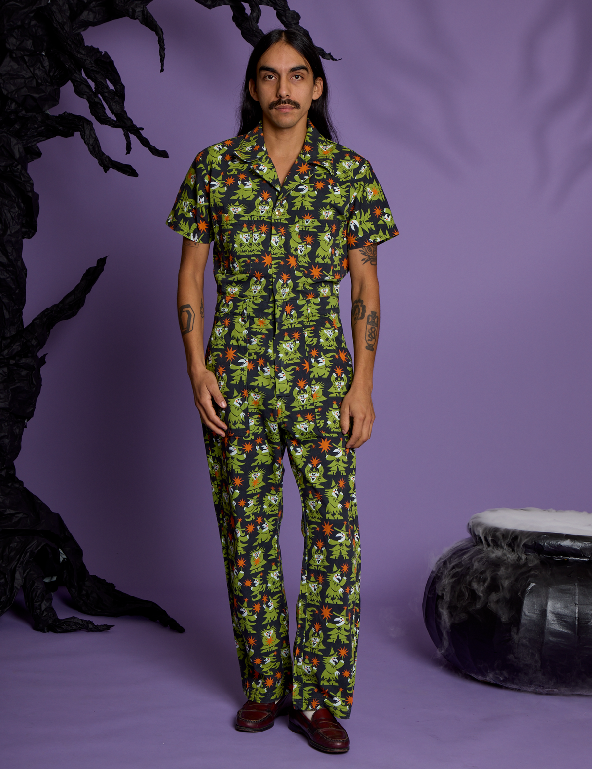 Short Sleeve Jumpsuit - Spellbound