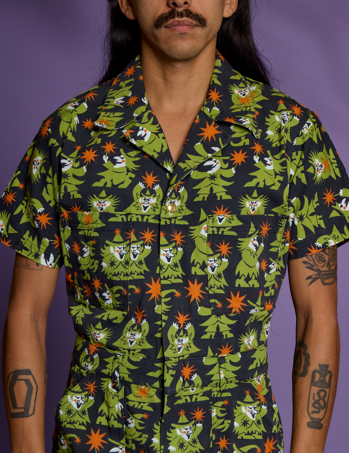 Short Sleeve Jumpsuit - Spellbound